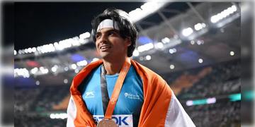 Read more about - Neeraj Chopra । আরও একবার সোনা জয় 'সোনার ছেলের'! প্যারিস অলিম্পিকের আগে নুরমি গেমসের জ্যাভলিনে সোনা জিতলেন নীরজ!