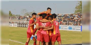 Read more about - Santosh Trophy | সন্তোষ ট্রফির প্রথম ম্যাচেই জয় বাংলার, ৪ গোলে নাগাল্যান্ডকে ওড়ালো সঞ্জয় সেনের ছেলেরা