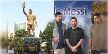 Read more about - Lionel Messi's Statue | ভাঙাই পড়তে চলেছে লেকটাউনের মেসির মূর্তি! 'টুকরো টুকরো করে সরাতে হবে'-মত বিশেষজ্ঞদের