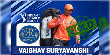 Read more about - IPL Auction 2025 | ১৩ বছরে ইতিহাস বৈভব সূর্যবংশীর! আইপিএলে কোটি টাকায় তাঁকে নিলো রাজস্থান