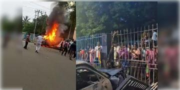 Read more about - Salt Lake | রেলিংয়ে গাড়ির ধাক্কা, আগুনে ঝলসে মৃত ডেলিভারি বয়, পরিস্থিতি সামলাতে সল্টলেকে কাঁদানে শেল ছুঁড়লো পুলিশ