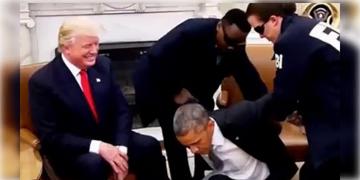 Read more about - Trump-Obama | হোয়াইট হাউসে হাতকড়া পরিয়ে গ্রেফতার ওবামা! ভিডিও পোস্ট করে সমালোচনার মুখে ট্রাম্প!
