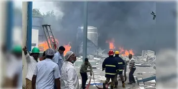 Read more about - Telangana | তেলেঙ্গনার  রাসায়নিক কারখানায় ভয়াবহ বিস্ফোরণ! মৃত্যু অন্তত ১০ জনের!