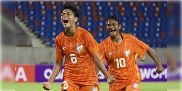 Read more about - India VS Thailand | বঙ্গকন্যা সঙ্গীতার জোড়া গোলে এশিয়ান কাপে যোগ্যতা অর্জন করল ভারতের ব্লু টাইগ্রেসরা!