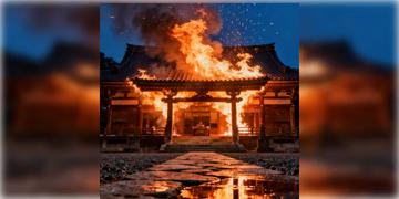 Read more about - Japan Temple Fire | পুড়ে ছাই ৫৭০ বছরের পুরনো শিন্তো মন্দির! জাপানে অভিযোগের তীর শরণার্থীদের দিকে