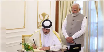 Read more about - India-Qatar | ভারতে ১০ বিলিয়ন ডলার বিনিয়োগ করবে কাতার! দুই দেশের মধ্যে বাণিজ্য বাড়বে দ্বিগুণ! সই হলো চুক্তি!