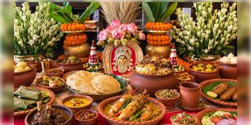 Read more about - Durga Puja 2026 | নবমী নিশি ও রাজকীয় ভূরিভোজ: বাঙালি খাদ্যসংস্কৃতিতে নবমীর স্বাদ ও ইতিহাস!