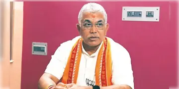 Read more about - Dilip Ghosh | সোশ্যাল মিডিয়ায় কুৎসা, তদন্তের আর্জি জানিয়ে লালবাজারে দিলীপ ঘোষ