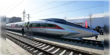 Read more about - Fastest Train |  বিশ্বের সবথেকে দ্রুত গতিসম্পন্ন বুলেট ট্রেন আবিষ্কার করলো চিন! চলবে গতি প্রতি ঘণ্টায় ৪৫০ কিলোমিটারে