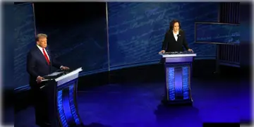 Read more about - Kamala-Trump | আমেরিকার প্রেসিডেন্ট নির্বাচনের আগে মুখোমুখি ডোনাল্ড ট্রাম্প এবং কমলা হ্যারিস, চললো দুই প্রার্থীর 'বাগযুদ্ধ'