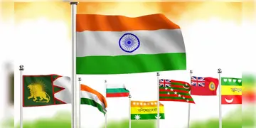 Read more about - Indian National Flag | ভারতবর্ষের প্রস্তাবিত ও উত্তোলিত জাতীয় পতাকার বিবর্তন হয়েছে ১৭ বার! জেনে নিন ভারতের জাতীয় পতাকার বিবর্তন ও ইতিহাস