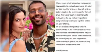 Read more about - Hardik Pandya Divorce | ইনস্টাগ্রামে পোস্ট করে বিবাহ বিচ্ছেদের কথা জানালেন হার্দিক পান্ডিয়া!