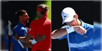 Read more about - Novak Djokovic | লক্ষ্য ছিল বিশ্বের প্রথম ব্যক্তি হিসাবে ২৫তম গ্র্যান্ড স্ল্যাম জেতার, প্রথম সেট হারের পরেই ম্যাচ ছাড়লেন জকোভিচ!