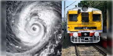 Read more about - Train Cancel | সাইক্লোন 'দানা'র তান্ডবে রাত থেকেই ১৪ ঘণ্টা বন্ধ পুরো শিয়ালদার লোকাল ট্রেন