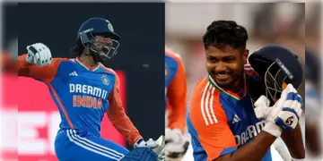 Read more about - India vs South Africa T20 । সঞ্জু তিলক ঝড়ে কার্যত উড়ে গেলো প্রোটিয়া শিবির, টি২০ সিরিজের ৪র্থ ম্যাচে রানের বর্ষা দুই তরুণ তুর্কির
