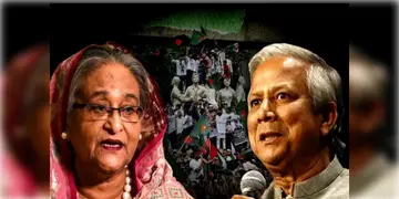 Read more about - Bangladesh । ভোট নয়, মূল উদ্দেশ্য মুজিবকন্যাকে ‘শাস্তি’ দেওয়া ! বললো ইউনুস সরকার