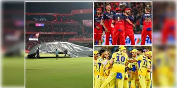 Read more about - RCB vs CSK মেয়াদের |  RCB বনাম CSK ম্যাচে চোখ রাঙাচ্ছে বৃষ্টি! অনিশ্চয়তায় বিপাকে বেঙ্গালুরু