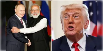 Read more about - Donald Trump | ভারতের ওপর ৫০ শতাংশ শুল্ক চাপানোয় ধাক্কা লেগেছে রুশ অর্থনীতিতে, অযৌক্তিক দাবি ট্রাম্পের!