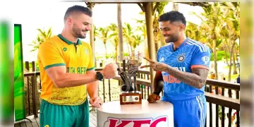 Read more about - India vs South Africa T20 | আজ থেকে শুরু ভারত বনাম দক্ষিণ আফ্রিকা টি২০ সিরিজ! ডারবানে বৃষ্টি জন্য পিছিয়ে গেল প্রথম ম্যাচের টস!