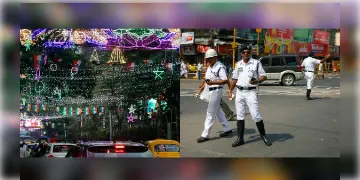 Read more about - Kolkata Traffic | ক্রিসমাসে পার্ক স্ট্রিটের ভিড় সামলাতে ও যান নিয়ন্ত্রণের জন্য জারি ট্রাফিক বিধি! শহরে মোতায়েন থাকবে ৩ হাজার পুলিশ!