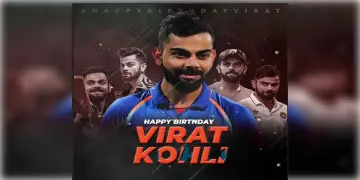 Read more about - ৫ই নভেম্বর, ৩৪ তম জন্মদিন ভারতীয় ক্রিকেটার বিরাট কোহলির, অনুরাগীদের শুভেচ্ছাবার্তায় ভরে উঠেছে সোশ্যাল মিডিয়া