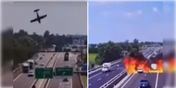 Read more about - Italy Plane Crash | হাইওয়ের মাঝখানে ভেঙে পড়ল বিমান! মর্মান্তিক দুর্ঘটনায় এখনও পর্যন্ত মৃত্যু ২ জনের!