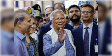 Read more about - Muhammad Yunus Bangladesh | ইস্তফা দিচ্ছেন না মহম্মদ ইউনূস! জল্পনায় ইতি টানলেন টেলিযোগাযোগ-তথ্যপ্রযুক্তি বিষয়ক বিশেষ সহকারী!