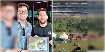 Read more about - Lionel Messi | VIP-দের ভিড়ে ঢাকা পড়লেন মেসি, ক্ষুদ্ধ সাধারণ মানুষ, "দর্শকদের টাকা ফেরানো হবে"-মুচলেকা উদ্যোক্তার