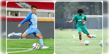 Read more about - Asian Cup Qualifier | এশিয়ান কাপের কোয়ালিফাইং রাউন্ডে মুখোমুখি ভারত-বাংলাদেশ! সুনীল বনাম হামজার দাপট শিলংয়ে!