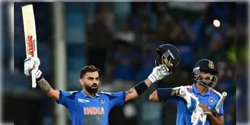 Read more about - Virat Kohli | পাকিস্তান বনাম ভারত ম্যাচে শতরান রান করার পুরস্কার! বিশ্ব ব়্যাঙ্কিংয়ের সেরা পাঁচে 'কিং' কোহলি!