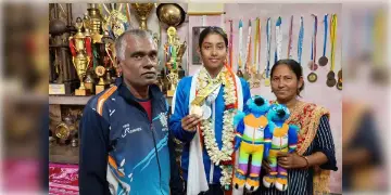 Read more about - National Yoga Competition 2025 | অভাবেও দমেনি অদম্য ইচ্ছা! জাতীয় যোগা প্রতিযোগিতায় সোনা ও রুপো জয় কালনার সাথী!