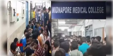 Read more about - Midnapore Medical College Super | পূর্ণ নয় আংশিক কর্মবিরতির পথে মেদিনীপুর মেডিকেলের চিকিৎসকেরা