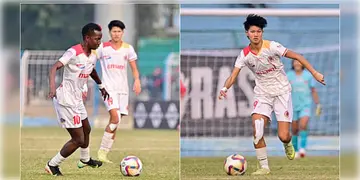 Read more about - East Bengal vs Nita Fa | মাঝমাঠে অপ্রতিরোধ্য ইস্টবেঙ্গল, নিতা এফএকে ৫:০ গোলে ওড়ালো লাল-হলুদ কন্যেরা