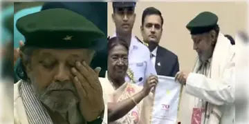 Read more about - Mithun Chakraborty | অশ্রুজল নয়নে দাদা সাহেব ফালকে পুরস্কার গ্রহণ করলেন 'মহাগুরু' মিঠুন চক্রবর্তী