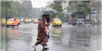 Read more about - WB Weather | আজ দক্ষিণবঙ্গের প্রায় সব জেলায় ঝড়-বৃষ্টির পূর্বাভাস! কমতে পারে তাপমাত্রাও?