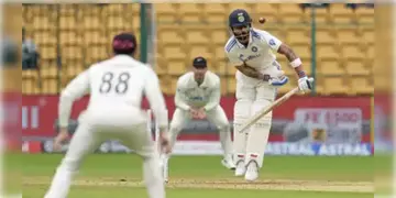 Read more about - India vs New Zealand | ৪৬ রানে গুটিয়ে গেল ভারত! নিউ জ়িল্যান্ডের বিরুদ্ধে খেলতে নেমে লজ্জার রেকর্ড টিম ইন্ডিয়ার