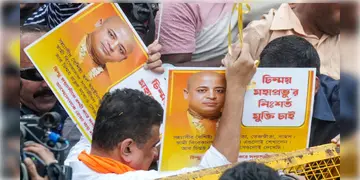 Read more about - Chinmay Krishna | জামিনের মামলার শুনানির আগেই অসুস্থ্য চিন্ময় প্রভু! ঠিক মতো চিকিৎসা পরিষেবা পাচ্ছেন না বলে অভিযোগ