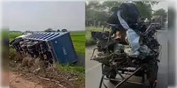 Read more about - বর্ধমানে জাতীয় সড়কে ডাম্পার-টোটোর মুখোমুখি সংঘর্ষে মৃত ৫