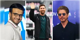 Read more about - Messi in Kolkata | একই মঞ্চে মেসি-শাহরুখ-সৌরভ! GOAT ট্যুরে একের পর এক চমক, হু হু করে বিকোচ্ছে টিকিট