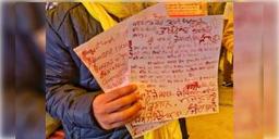 Read more about - মোদীজি- কে রক্তে লেখা খোলা চিঠি পাঠালেন কৃষকরা আন্দোলনকারীরা