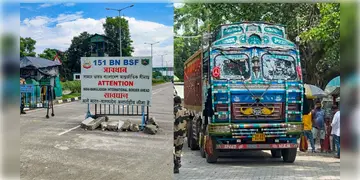 Read more about - Indo-Bangladesh Trade । দু দেশের স্থলবন্দর কর্তৃপক্ষের বৈঠকের পর আংশিকভাবে চালু হলো ভারত-বাংলাদেশের বাণিজ্য