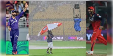 Read more about - KKR vs RCB | বৃষ্টিতে ভেস্তে গেলো ম্যাচ, প্লে-অফের দৌড় থেকে ছিটকে গেল রাইডার্সরা! টেবিল টপে উঠলো বেঙ্গালুরু!