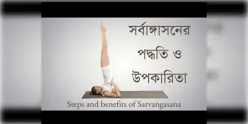 Read more about - সর্বাঙ্গাসন করার নিয়ম, পদ্ধতি ও উপকারিতা, Every details about Sarvangasana in Bengali