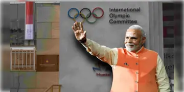 Read more about - Olympics 2036 | ক্রীড়া সংস্থার মিটিংয়ে অলিম্পিকের ভেন্যু হিসেবে আহমেদাবাদকে 'বিড' করলো ভারতের প্রতিনিধিদল!