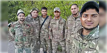 Read more about - Indians in the Russian Army | রাশিয়ান সেনায় কর্মরত ১৬ জন ভারতীয় নিখোঁজ! মৃত ১২, রয়েছে কেরলের ১