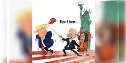 Read more about - ট্রাম্পকে নিয়ে চর্চায় যোগ দিলেন টেনিদা! মহফুজ আলির আঁকা কার্টুন এখন নেটদুনিয়ায় ভাইরাল।