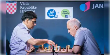 Read more about - Viswanathan Anand | ২৪ বছর পর ফের মুখোমুখি দুই চেস লেজেন্ডস বিশ্বনাথন আনন্দ-গ্যারি কাসপারভ!