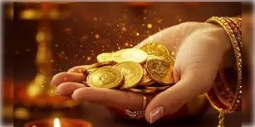 Read more about - Gold Rate Today | ধনতেরসের দিনও উর্দ্ধগামী হলুদ ধাতুর দর, আজ কলকাতায় সোনার দাম কতো?