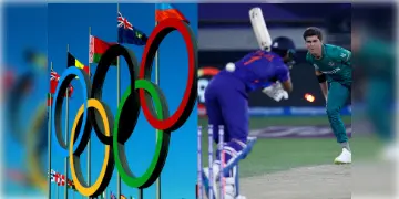 Read more about - Cricket in Olympics | ১২৮ বছর পর অলিম্পিকে যুক্ত ক্রিকেট! নতুন জয়ের আশা দেখছে ভারত! আগামীকাল মুখোমুখি ভারত-পাক!