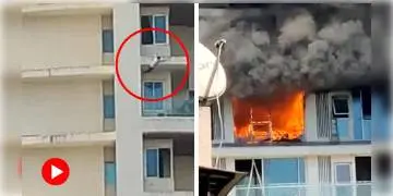 Read more about - মুম্বইয়ের বহুতলে বিধ্বংসী আগুন, প্রাণ বাঁচাতে গিয়ে বহুতল থেকে খসে পড়ল মানুষ